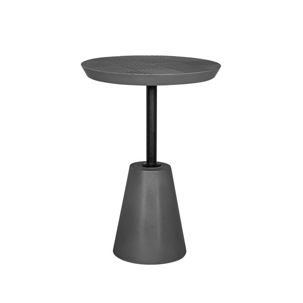 Corrigan Studio® Liyanna Outdoor Accent Table White Wayfair